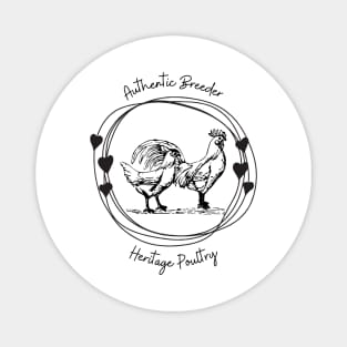 Authentic Breeder Heritage Poultry Magnet